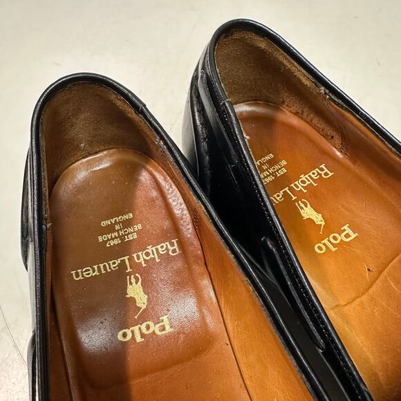 VGUC Crockett & Jones x Polo Ralph Lauren Tassel Loafer Bench Made England 7.5 D main image 14
